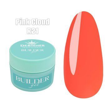 Моделирующий гель Builder Gel Дизайнер (Pink cloud R21, 55 мл) для наращивания и укрепления ногтей 008467 фото
