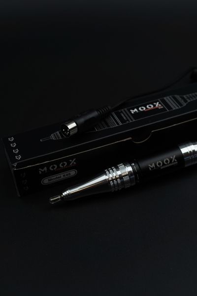 Змінна ручка для фрезеру Мокс Х45 на 35000-45000 об/хв (чорна/black) для манікюру та педикюру 000615 фото
