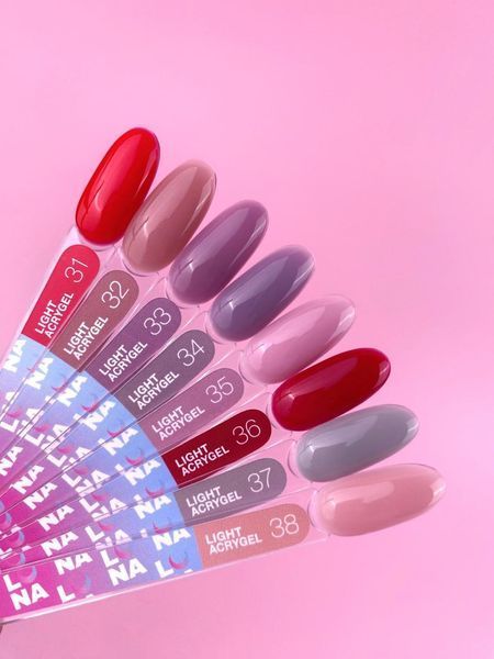 Рідкий гель LUNAMoon Light Acrygel №33 &mdash; 13 мл для зміцнення та дорощування нігтів 001877 фото