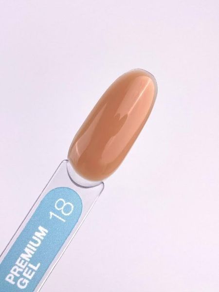 Гель LUNAMoon Premium Gel №18 на 30 мл для зміцнення, вирівнювання та нарощування нігтів 008589 фото