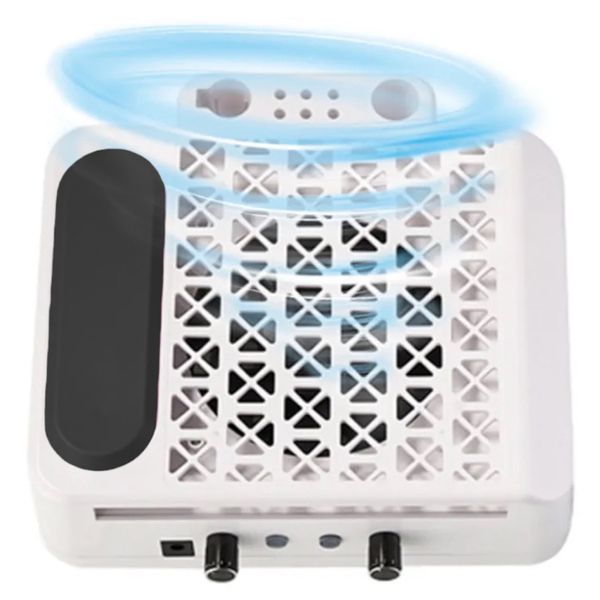 Фрезер-вытяжка YDJ-802 3в1 на 140W - 45000 об/мин (белая) + лампа-подсветка для маникюра и педикюра 000746 фото