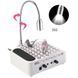 Фрезер-вытяжка YDJ-802 3в1 на 140W - 45000 об/мин (белая) + лампа-подсветка для маникюра и педикюра 000746 фото 3