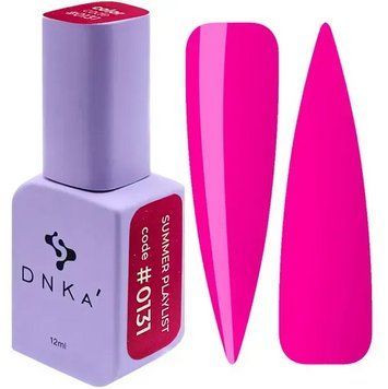 Кольоровий гель-лак DNKa' Gel Polish Summer Playlist #0131 на 7 мл &mdash; для манікюру та педикюру 003031 фото