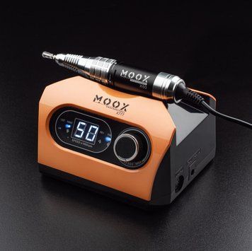Фрезер Мокс X777 на 80W - 50000 об/мин (оранжевый/orange) для снятия материала и обработки кутикулы 000576 фото