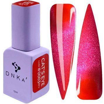 Гель-лак магнітний DNKa' Color Gel Polish Cat's Eye #0003 80's на 7 мл &mdash; для манікюру та педикюру 005784 фото