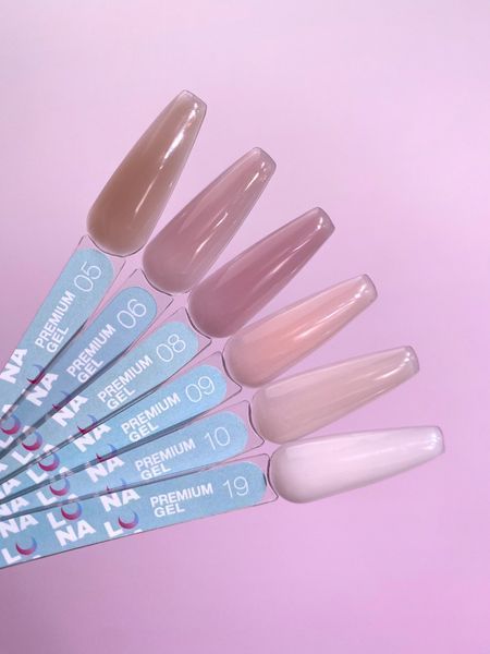 Гель LUNAMoon Premium Gel "La Ballerina" №06 на 50 мл для зміцнення, вирівнювання та нарощування нігтів 009036 фото