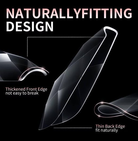 Гелеві тіпси 168 шт, 7 форм/уп Дизайнер 3D Diamond Mix Fast Gel Tips DX1 для нарощування нігтів 008612 фото