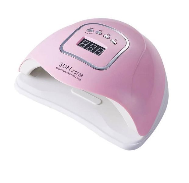 Лампа Sun X5 MAX UV/LED 120W (розовая) для сушки ногтей, гель-лака 000193 фото