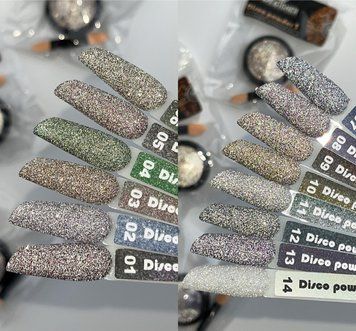 Палитра для светоотражающих втирок Disco Powder Дизайнер 004521 фото
