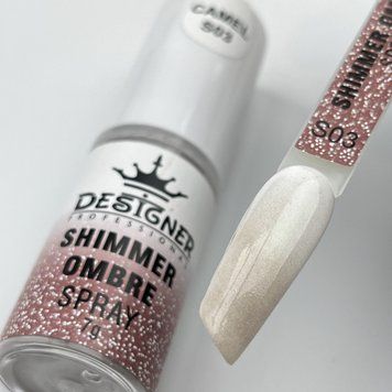 Спрей-пудра Camel S03 для омбре Shimmer ombre spray Дизайнер (7г) для дизайна ногтей 007374 фото