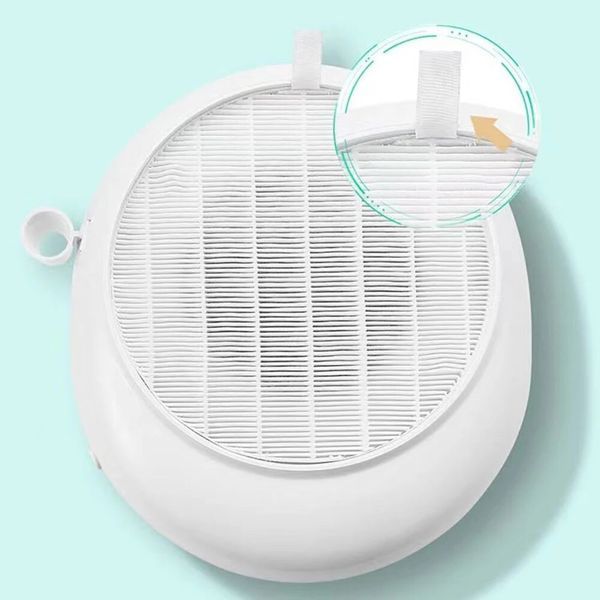Настільна витяжка UV-N1 (60W) білого кольору з фільтром НЕРА для манікюру 000762 фото