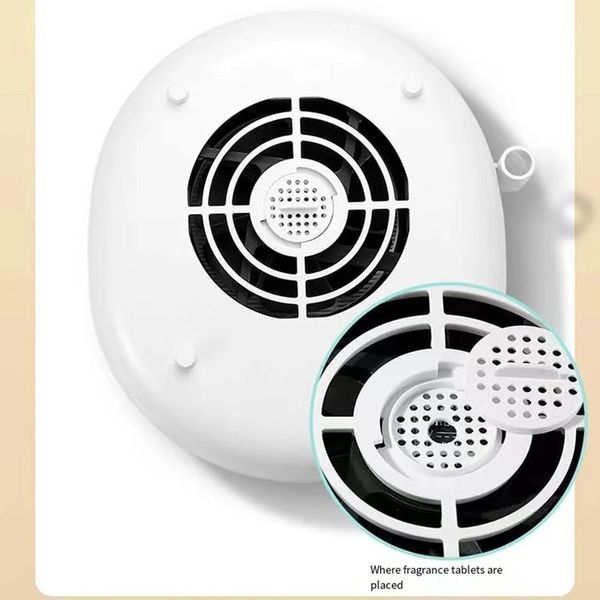 Настільна витяжка UV-N1 (60W) білого кольору з фільтром НЕРА для манікюру 000762 фото