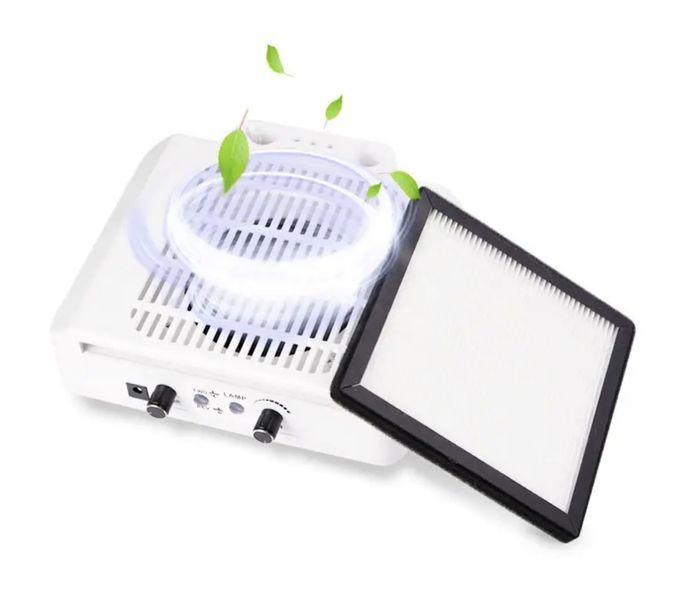 Фрезер-вытяжка YDJ-620 3в1 на 140W - 45000 об/мин (белая) + лампа-фонарик UV для маникюра и педикюра 000752 фото