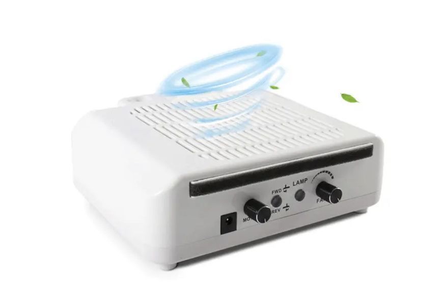 Фрезер-вытяжка YDJ-620 3в1 на 140W - 45000 об/мин (белая) + лампа-фонарик UV для маникюра и педикюра 000752 фото