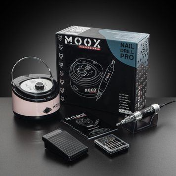 Фрезер Мокс X220 на 70W - 50000 об/мин (розовый/pink) для снятия материала и обработки кутикулы 000530 фото