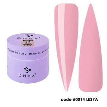 Моделирующий гель DNKa' Builder Gel #0014 Lesya на 15 мл для укрепления ногтей 002152 фото