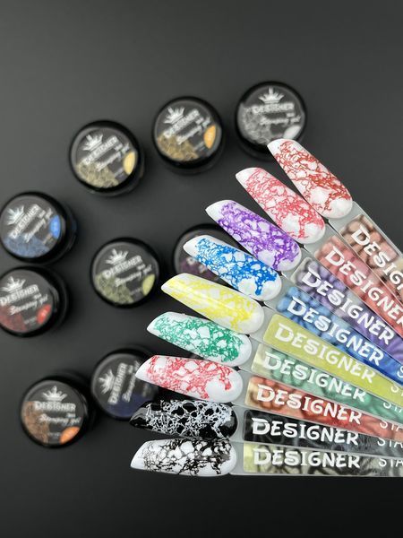 Гель-фарба Stamping Gel Paint 3в1 (чорна S01) на 5 мл для стемпінгу, аеропуфінгу та розпису 004309 фото