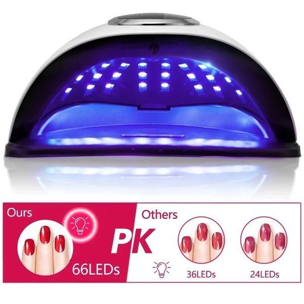 Лампа Sun X11 MAX UV/LED 280W (біла) для сушіння нігтів, гель-лаку 000198 фото