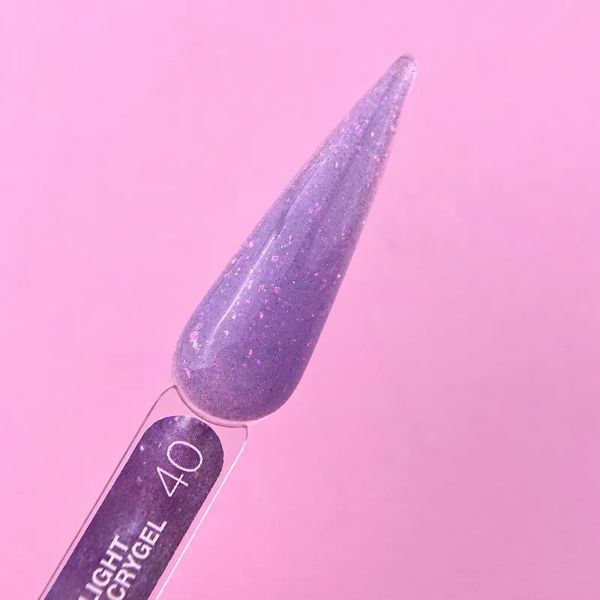 Рідкий гель LUNAMoon Light Acrygel №40 &mdash; 13 мл для зміцнення та дорощування нігтів 001880 фото