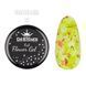 Гель з квіточками з фольги Foil flower gel (Жовтий FG10) Дизайнер 5 мл для декору нігтів 005840 фото 1