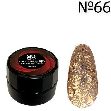 Твёрдый гель-лак UNO Solid Nail Gel для покрытия и дизайна ногтей, 8 г №66 005742 фото