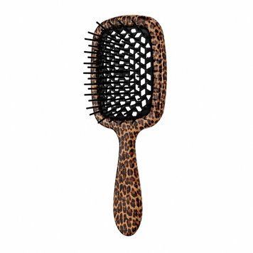 Расческа для волос Janeke Superbrush (леопардовая с черным) 009123 фото