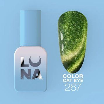 Гель лак с эффектом "Кошачий глаз" LunaMoon Color Cat Eye 8 мл для маникюра и педикюра №267 007625 фото