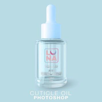 Суха олія LUNAMoon Cuticle Oil Photoshop (з ароматом дині), 30 мл - для нігтів та кутикули 005194 фото