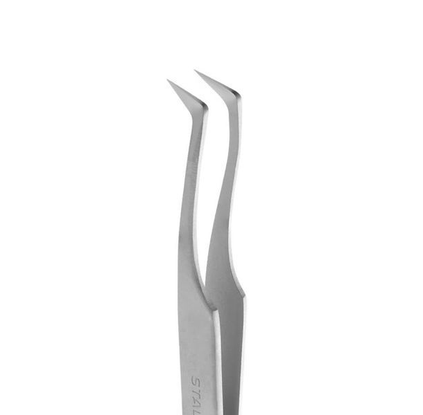 Staleks Pro Expert 41/6 - пинцет (L-образный, 75&deg;) для ресниц из нержавеющей стали 002864 фото