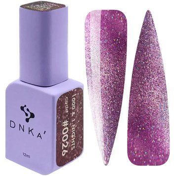 Гель лак магнитный с светоотражающим эффектом DNKa&rsquo; Color Gel Polish Cat's Eye 1000 & 1 nights #0026 на 12 мл - для маникюра 003104 фото