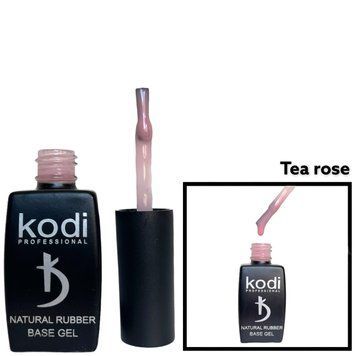 Кольорова камуфлюється каучукова база для нігтів Natural Rubber Base, 12 мл № 3 Tea Rose 004530 фото
