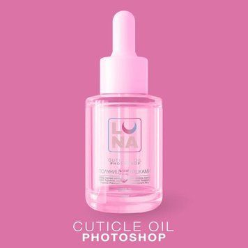 Суха олія LUNAMoon Cuticle Oil Photoshop (з ароматом полуниці та вершків), 30 мл - для нігтів та кутикули 005195 фото