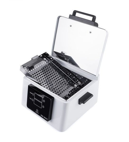 Сухожарова шафа біла SM-360C на 300W для стерилізації манікюрних і косметологічних інструментів 000802 фото