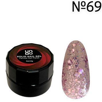 Твёрдый гель-лак UNO Solid Nail Gel для покрытия и дизайна ногтей, 8 г №69 005745 фото