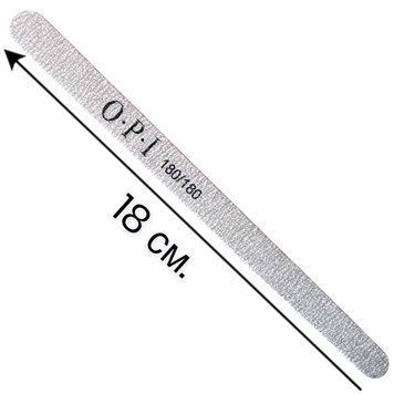 Пилочка OPI тонкая, овальная "Капля" 100/120 грит для придания формы, подготовки ногтей к покрытию 006909 фото