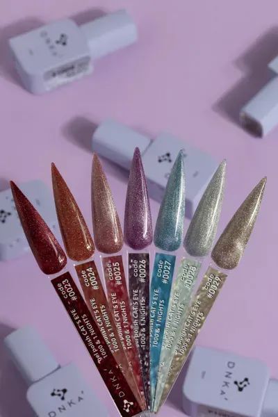 Гель-лак магнітний зі світловідбивним ефектом DNKa' Color Gel Polish Cat's Eye 1000&1 nights #0027 на 12 мл - для манікюру 003105 фото