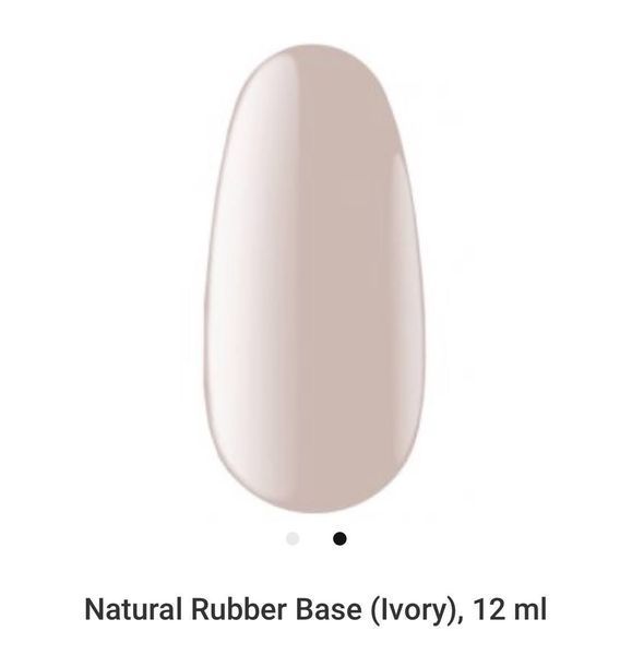 Кольорова камуфлюється каучукова база для нігтів Natural Rubber Base, 12 мл 12 мл № 4 Ivori 004531 фото
