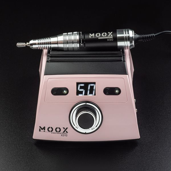Фрезер Мокс X310 на 70W - 50000 об/хв (рожевий/pink) для манікюру та педикюру 000542 фото