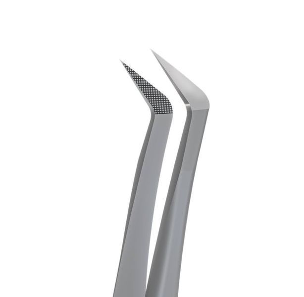 Staleks Pro Expert 44/12 - пинцет (L-образный, 65&deg;) для ресниц из нержавеющей стали 002865 фото