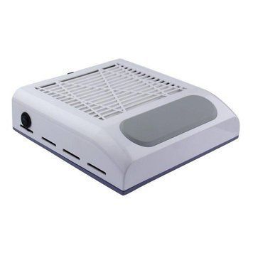 Серая настольная вытяжка BQ-858-8 (80W) с НЕРА фильтром для маникюра 000697 фото