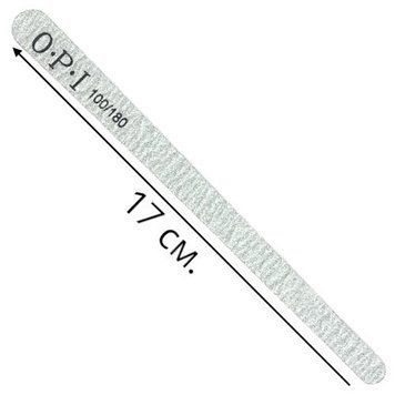 Пилочка OPI тонкая, овальная "Капля" 100/180 грит для коррекции формы, подготовки ногтей к покрытию 006910 фото