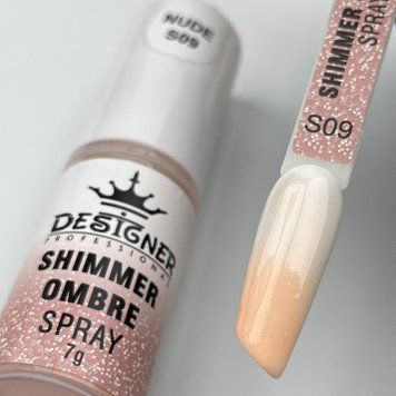 Спрей-пудра Nude S09 для омбре Colorful Ombre Spray Дизайнер (7г) для дизайна ногтей 007380 фото