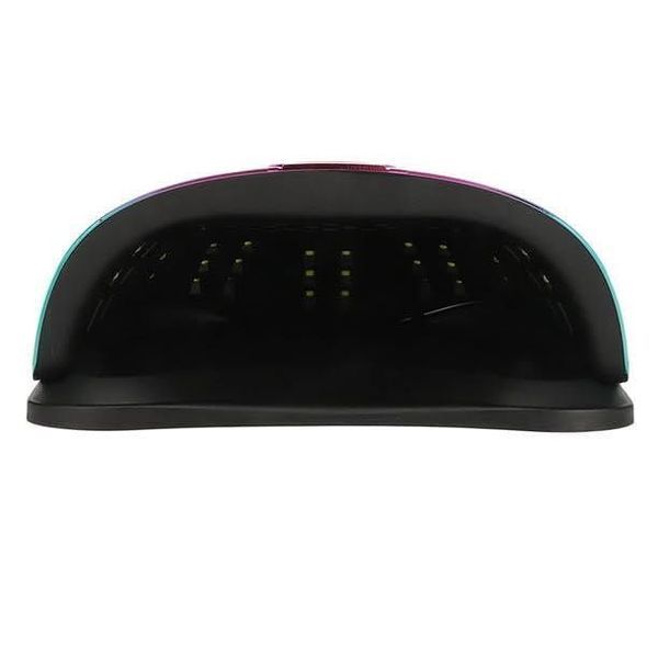 Лампа на две руки T15 Chrom UV/LED 160W (синяя с розовым) с датчиком движения для гель-лака и маникюра 000291 фото