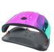Лампа на две руки T15 Chrom UV/LED 160W (синяя с розовым) с датчиком движения для гель-лака и маникюра 000291 фото 6
