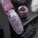 Гель-лак для нігтів Дизайнер Glow Glitter №571 рожевий з фіолетовим глітер 9 мл 002423 фото 2