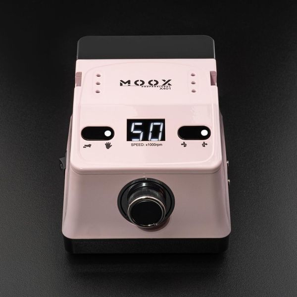 Фрезер Мокс X401 на 70W - 50000 об/хв (рожевий/pink) для манікюру та педикюру 000548 фото