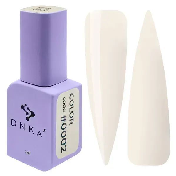Кольоровий гель-лак DNKa' Gel Polish #0002 на 7 мл &mdash; для манікюру та педикюру 001361 фото