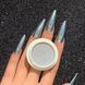 Лазерна втирка "Призма" Laser Powder для дизайну нігтів, срібло (2 г) 003734 фото 8