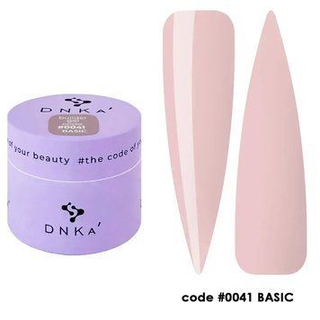 Моделирующий гель DNKa' Builder Gel #0041 Basic на 15 мл для укрепления ногтей 002178 фото