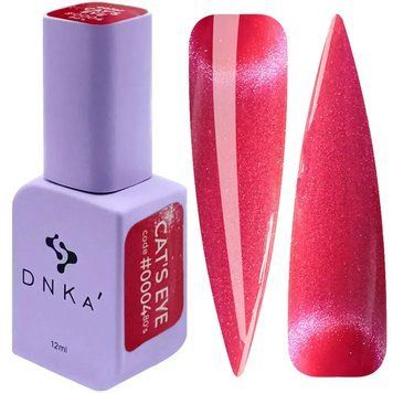 Гель-лак магнітний DNKa' Color Gel Polish Cat's Eye #0004 80's на 7 мл &mdash; для манікюру та педикюру 005786 фото